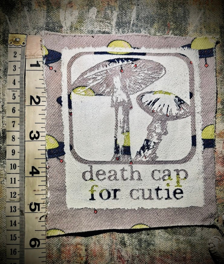 Death cap for cutie sew on patch