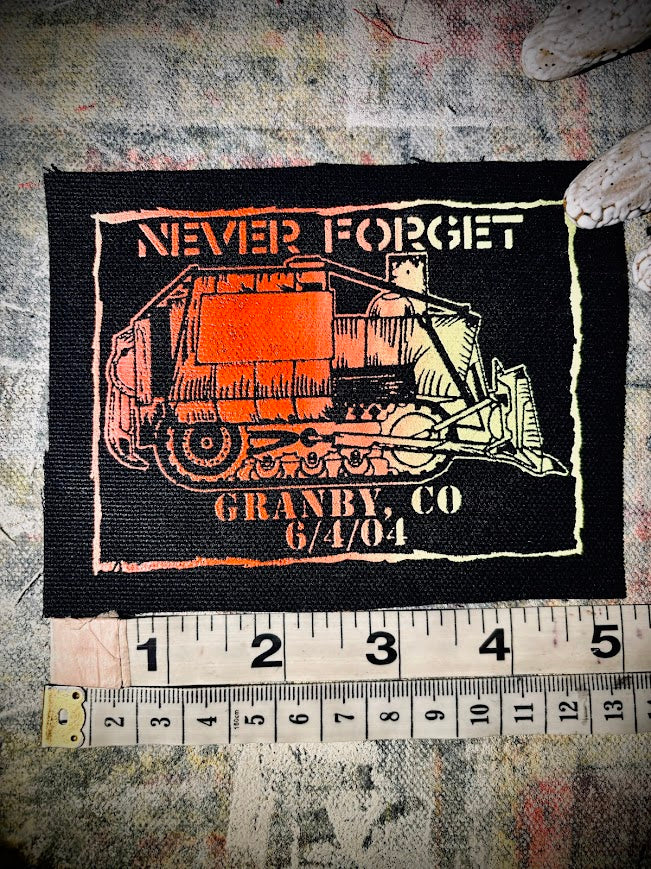 Granby Colorado, never forget. Killdozer patch