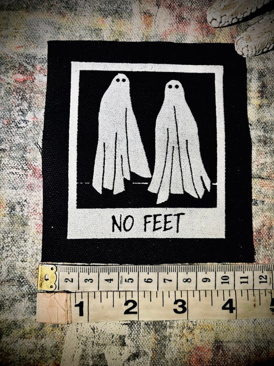 No Feet, sew on patch, from Beetlejuice