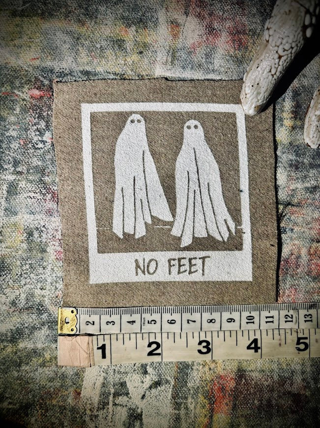 No Feet, sew on patch, from Beetlejuice