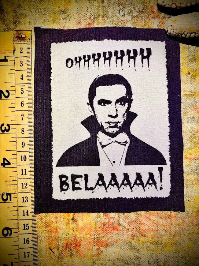 OHHHHHH! Belaaaaa! Bela Lugosi Bahaus sew on patch