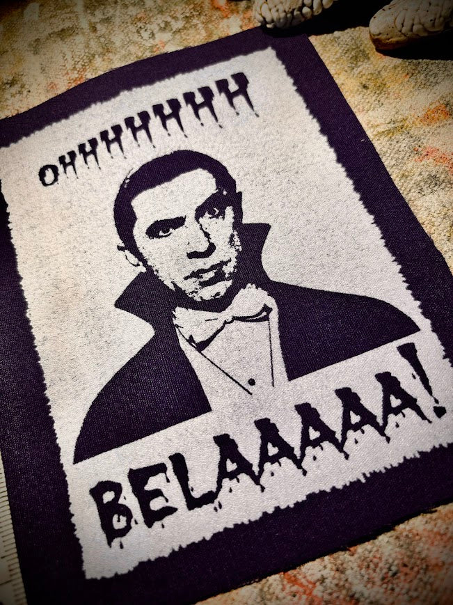 OHHHHHH! Belaaaaa! Bela Lugosi Bahaus sew on patch