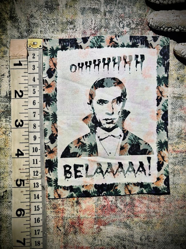 OHHHHHH! Belaaaaa! Bela Lugosi Bahaus sew on patch