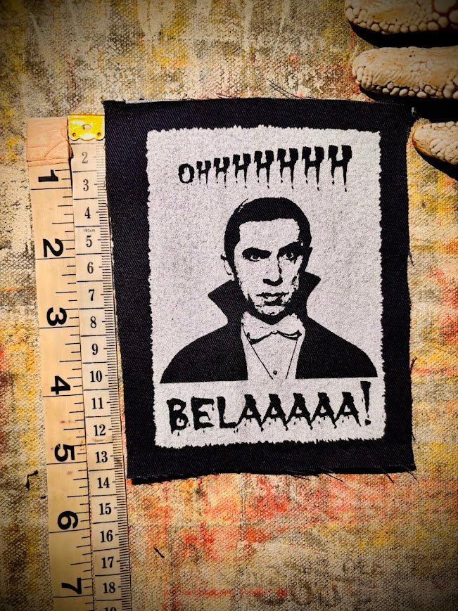 OHHHHHH! Belaaaaa! Bela Lugosi Bahaus sew on patch