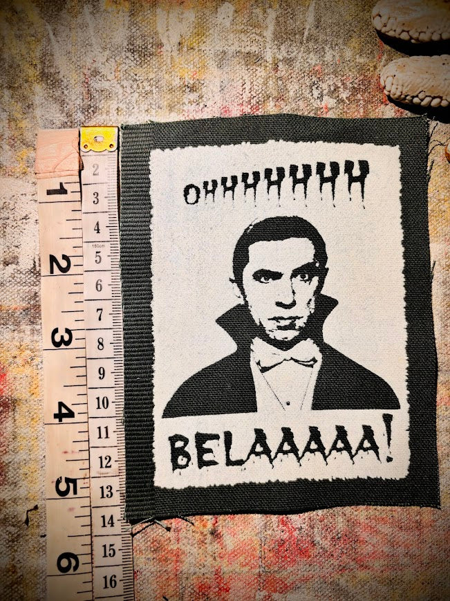 OHHHHHH! Belaaaaa! Bela Lugosi Bahaus sew on patch