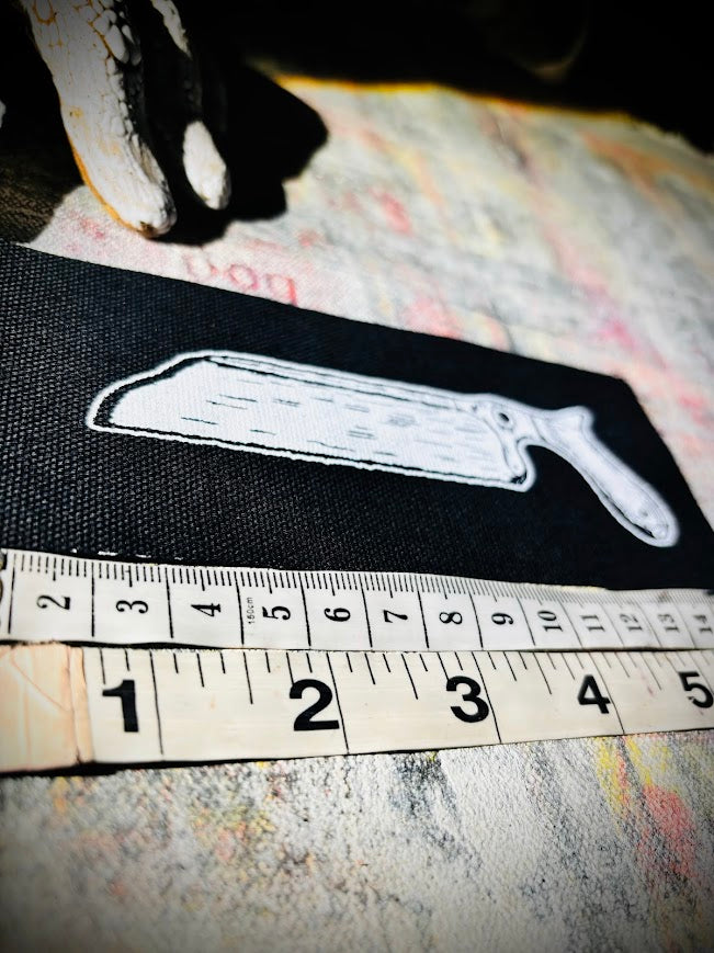 Bone saw sew on patch