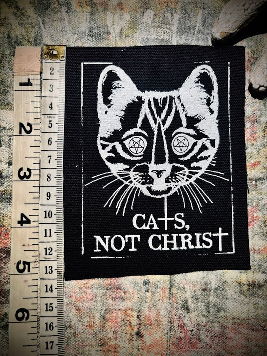 Cats not Christ! patch