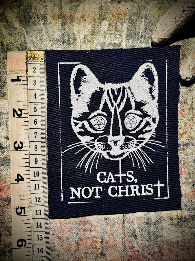 Cats not Christ! patch