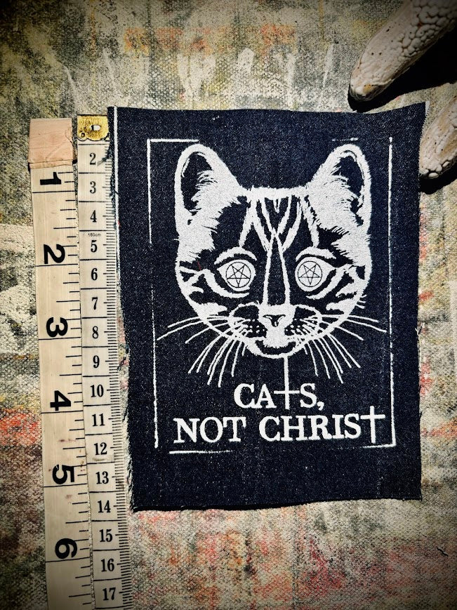 Cats not Christ! patch