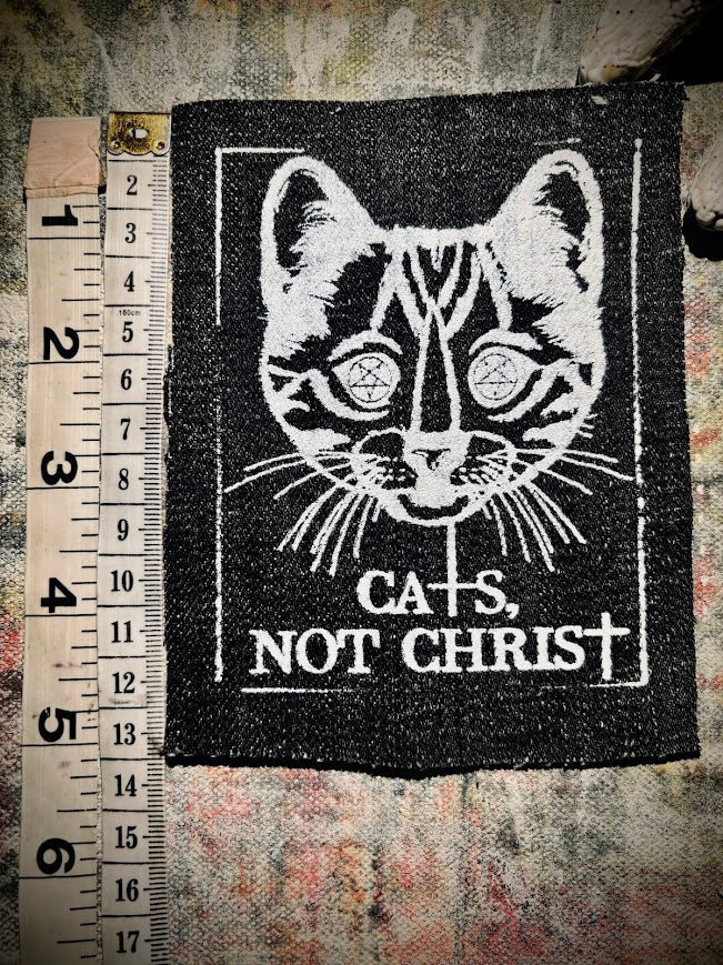 Cats not Christ! patch