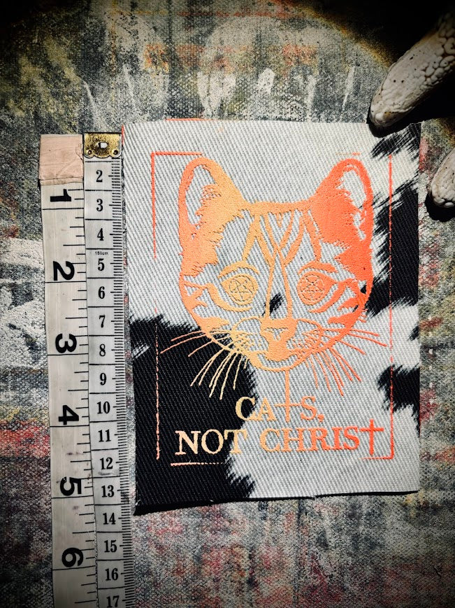 Cats not Christ! patch