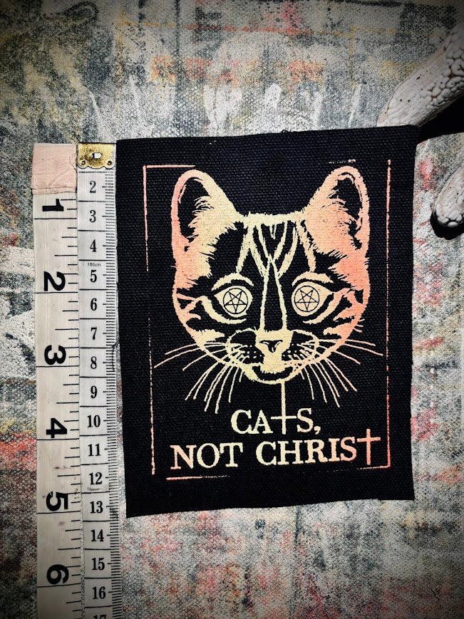 Cats not Christ! patch