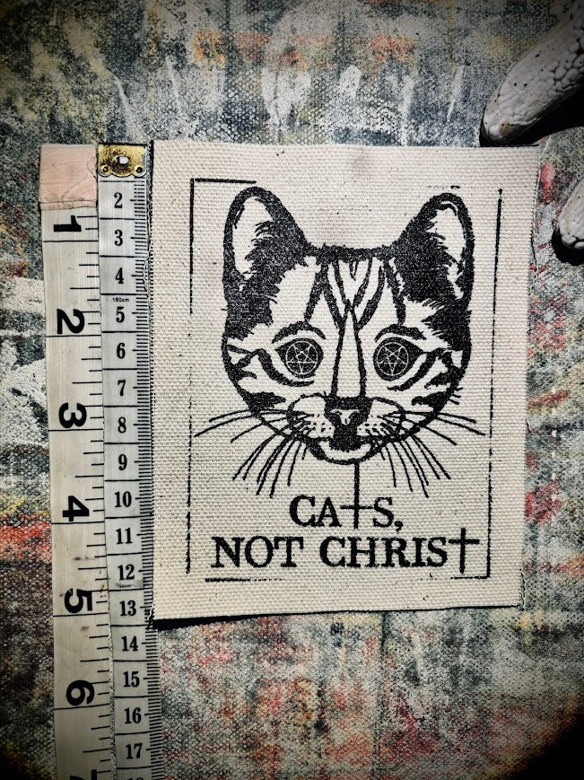 Cats not Christ! patch