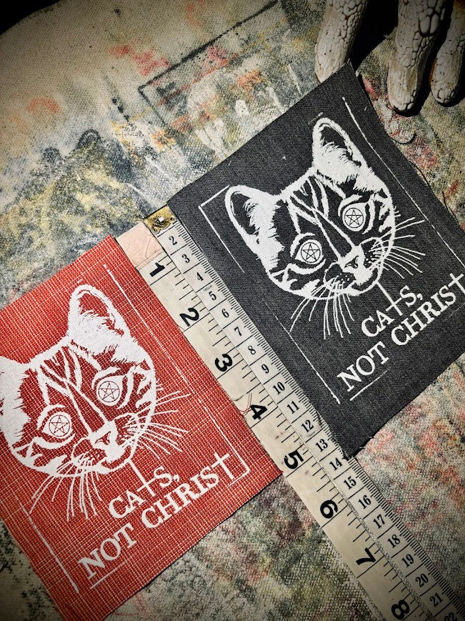 Cats not Christ! patch