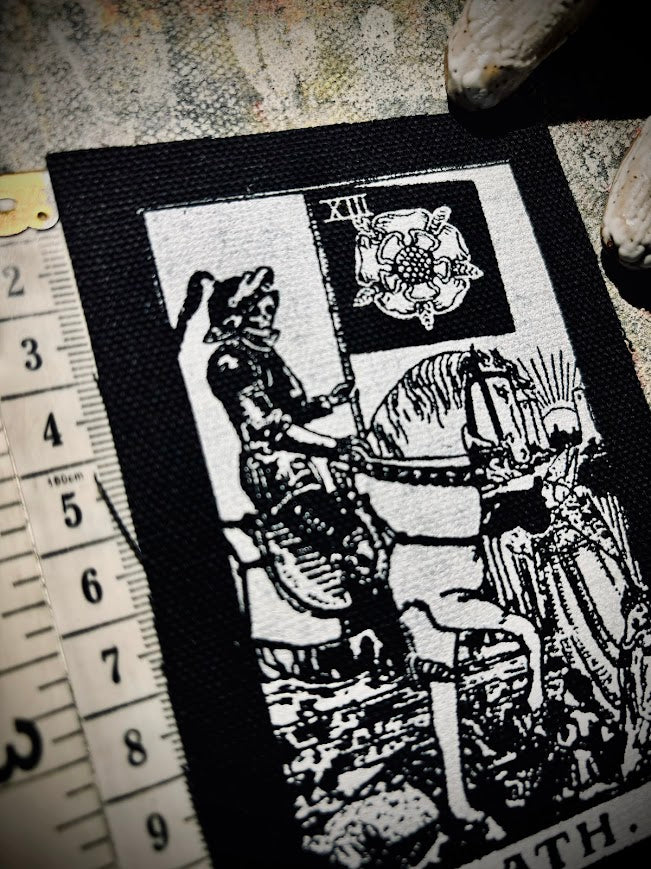 Death Tarot card sew on patch