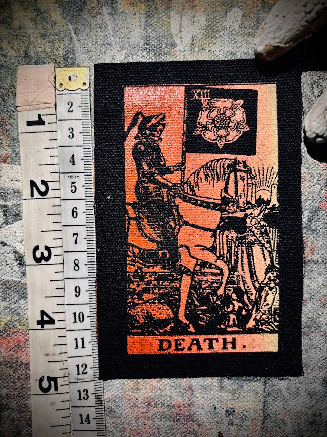 Death Tarot card sew on patch