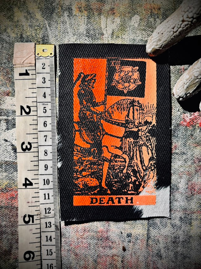 Death Tarot card sew on patch