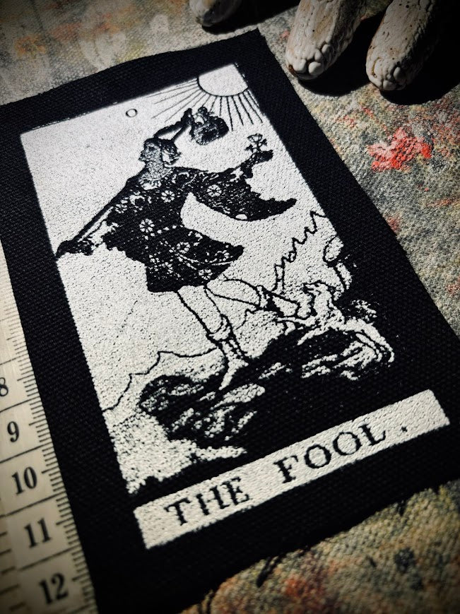 The Fool Tarot card sew on patch