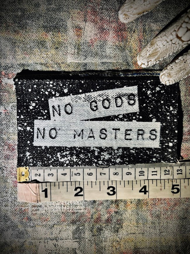 No Gods, No Masters sew on patch