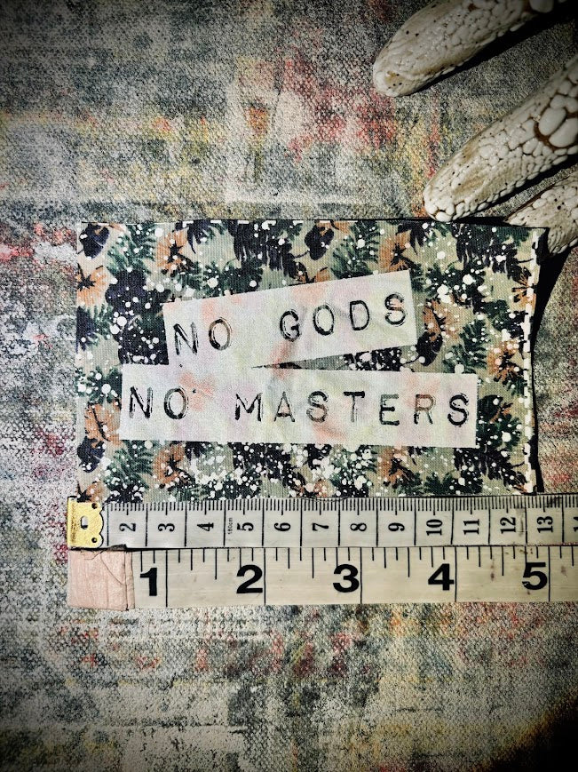 No Gods, No Masters sew on patch