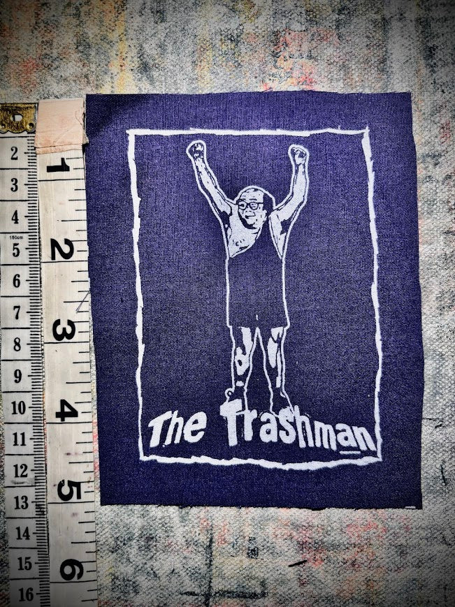 The Trashman sew on patch