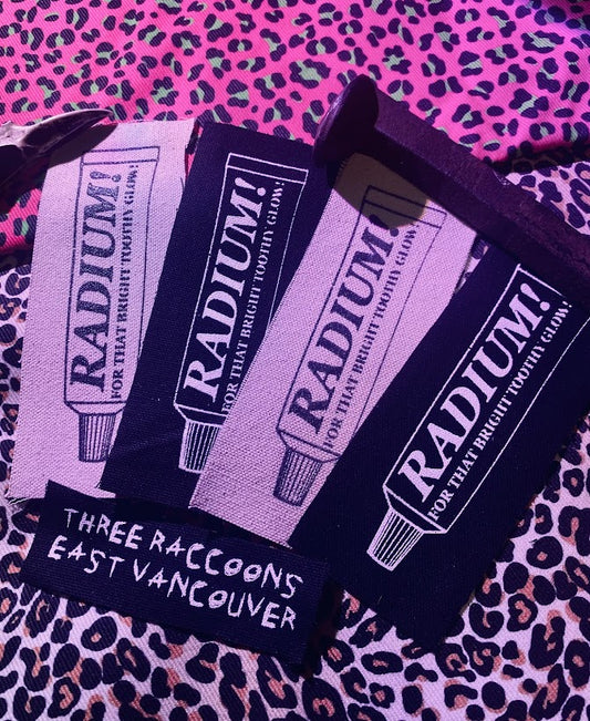 Radium toothpaste patch.