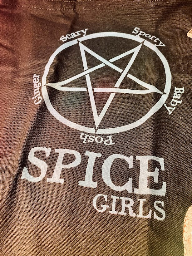 Satanic Goth Spice Girls tote bag