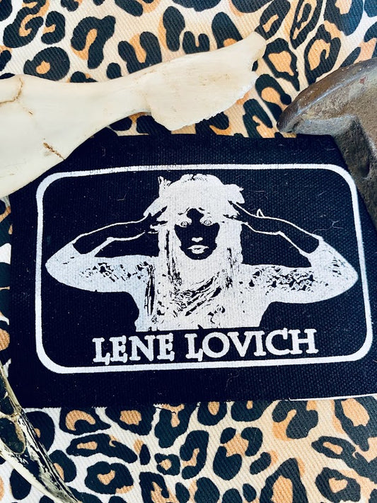 Lene Lovich goth singer sew on patch